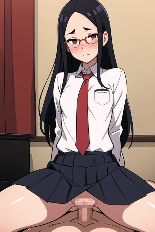 サンプル画像6:女学生の興味は尽きない(いろり焼き) [d_388571]