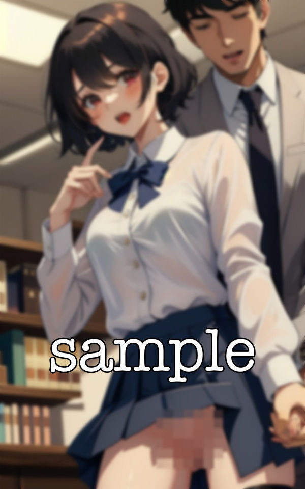 サンプル画像1:塾の先生特集！大学合格を目指してるJKにムラムラした先生が・・・パンチラで制服ノーパンのロリスペシャル(オムニバス企画) [d_388572]