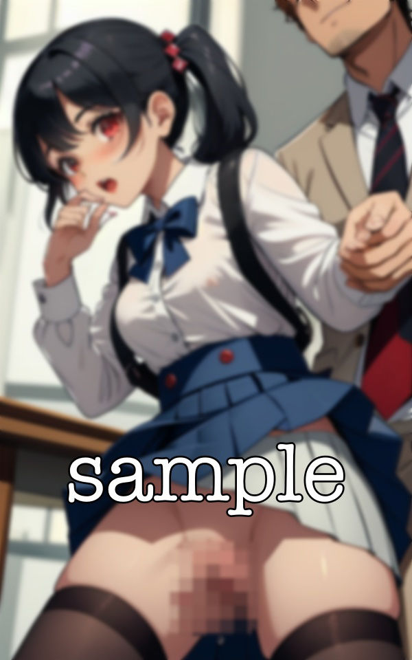 サンプル画像4:塾の先生特集！大学合格を目指してるJKにムラムラした先生が・・・パンチラで制服ノーパンのロリスペシャル(オムニバス企画) [d_388572]