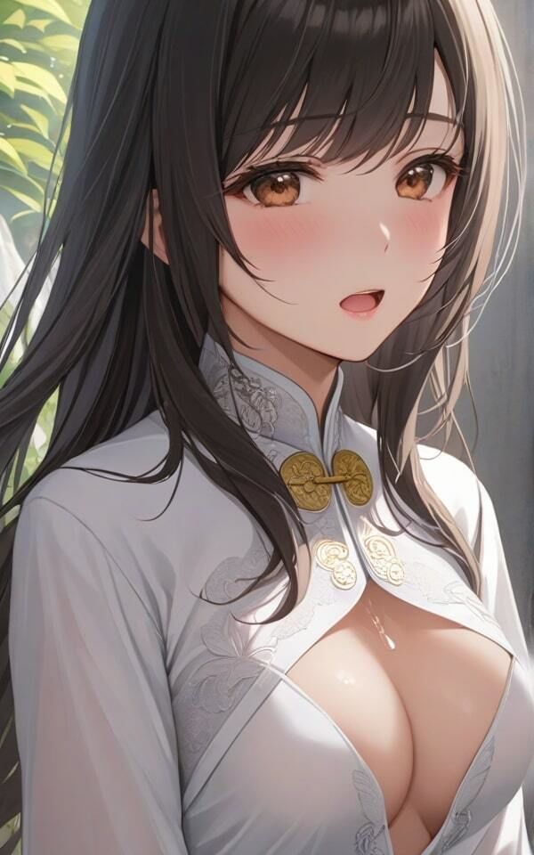 サンプル画像6:美女のちょっとエッチなコスプレ 胸が少しキツイかな？(ぷりぷりムチムチ研究所) [d_388617]