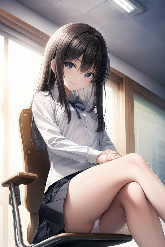 サンプル画像3:制服美少女 教室でパンチラ vol.02(きらこん工房) [d_388624]