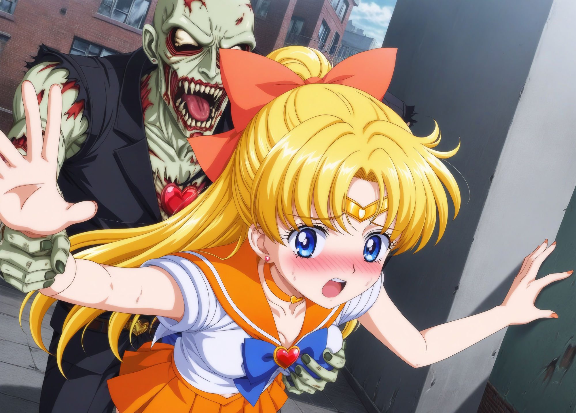 サンプル画像1:敗北したヒロイン達 vol.5(絵心あいのAI生成アトリエ) [d_388637]