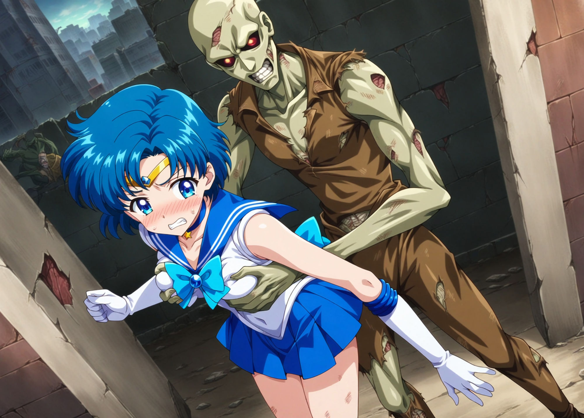 サンプル画像3:敗北したヒロイン達 vol.5(絵心あいのAI生成アトリエ) [d_388637]