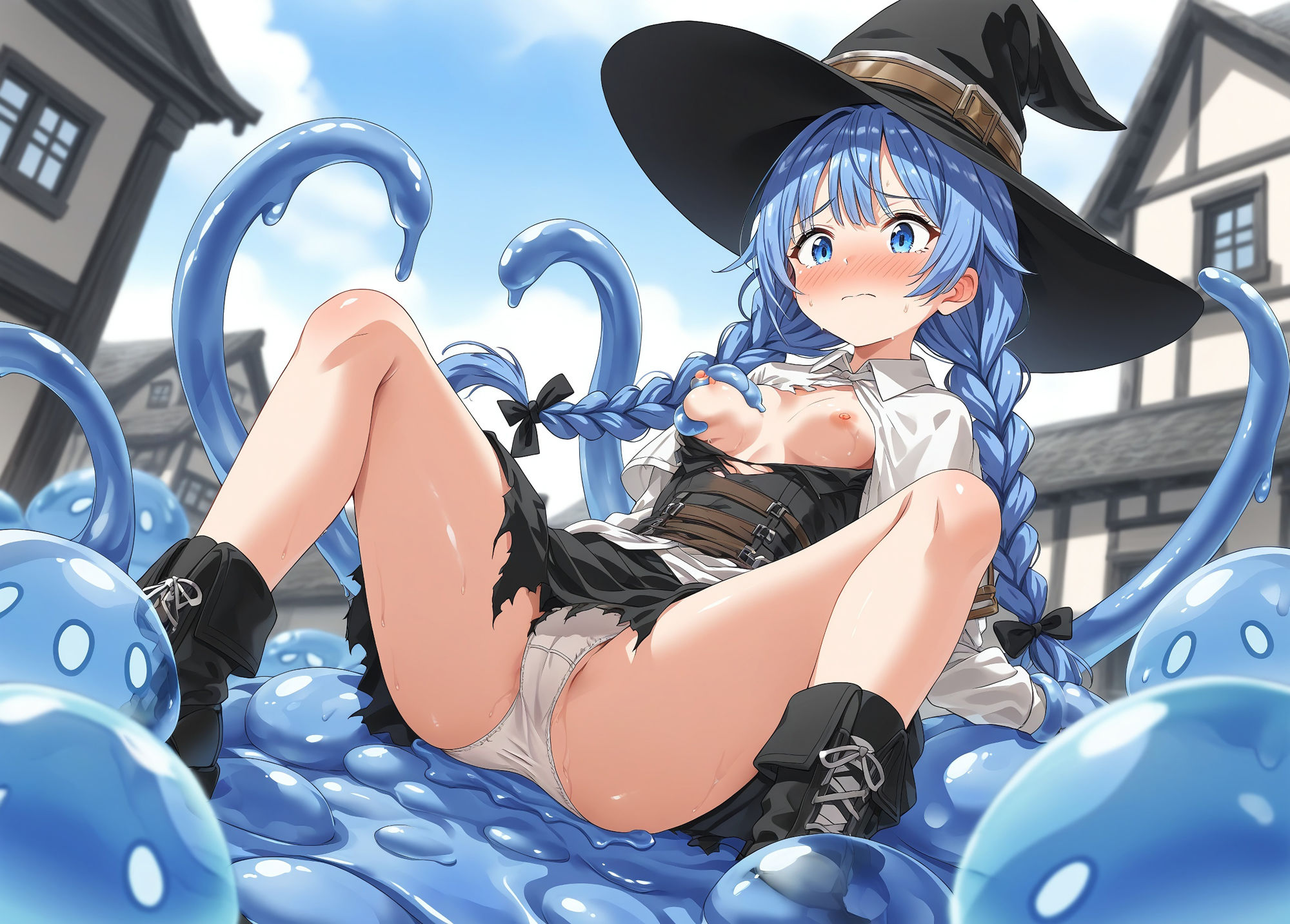 サンプル画像6:敗北したヒロイン達 vol.5(絵心あいのAI生成アトリエ) [d_388637]