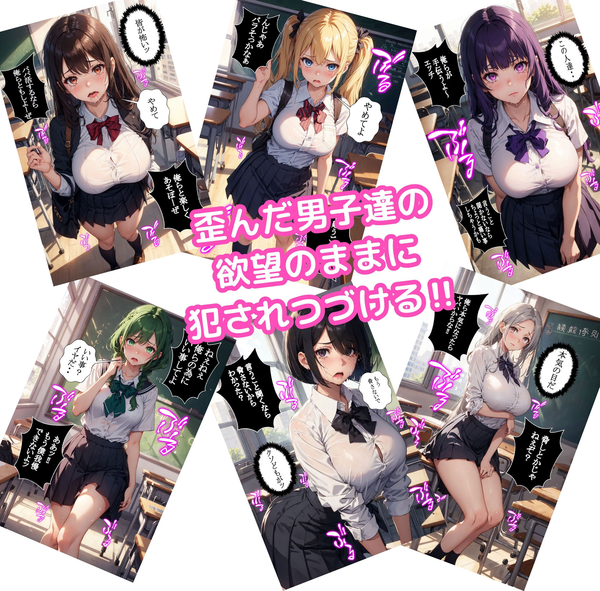 サンプル画像4:12人の訳アリ女子校生を●す話 大集合編【セリフ付き】(ゆゆの森) [d_388713]