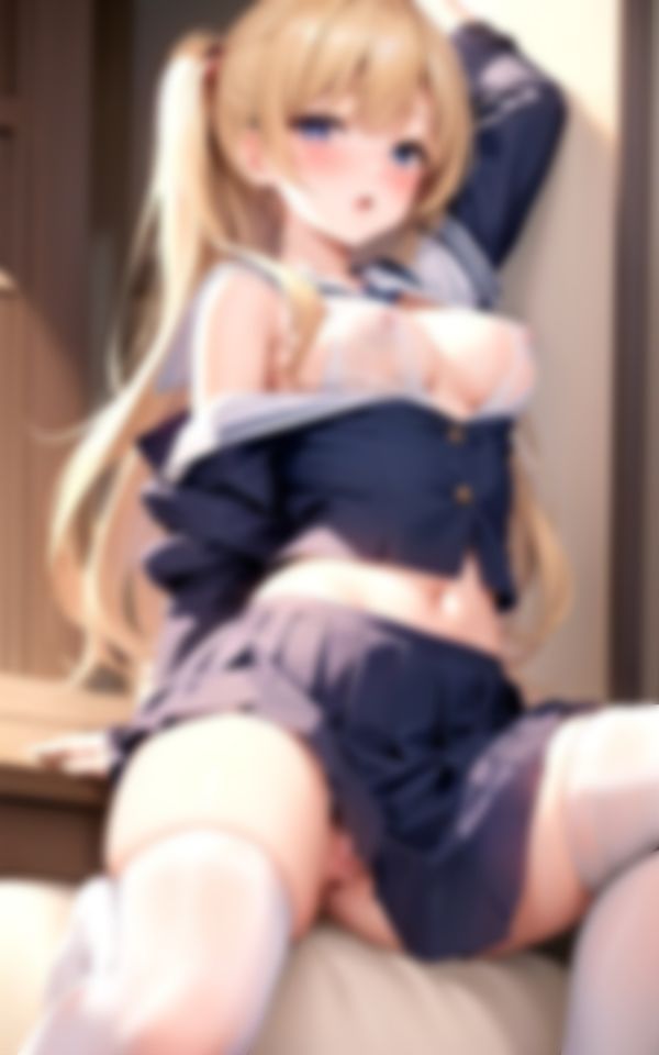 サンプル画像1:魅惑のおっぱいで色仕掛けしてくるビッチな先輩美女とこっそり保健室で…。(えいあい.com) [d_388738]