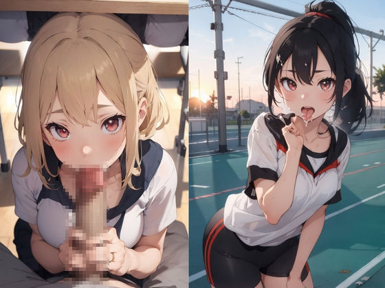 サンプル画像2:部活女子濃厚ザーメン運動会2(桜坂美少女倶楽部) [d_388741]