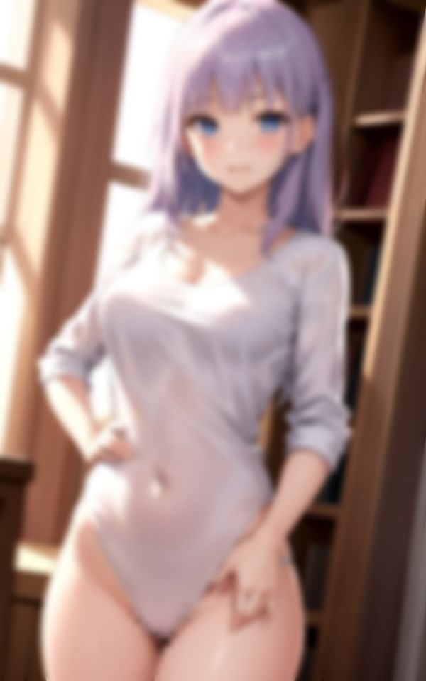 サンプル画像6:学校の図書室で出会ったエッチな美人先輩が僕を誘惑してきて…。(AIサティスファクション) [d_388744]