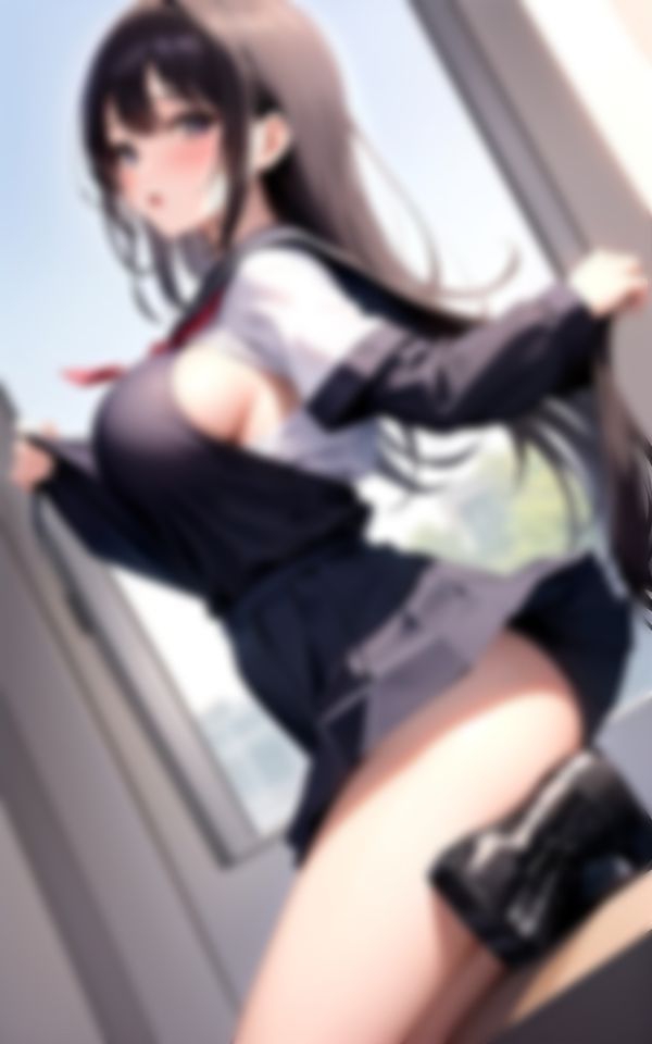 サンプル画像1:セーラー服を脱いだ学校の美人先輩がとってもエッチで…。(妄想LOVEGIRL) [d_388746]