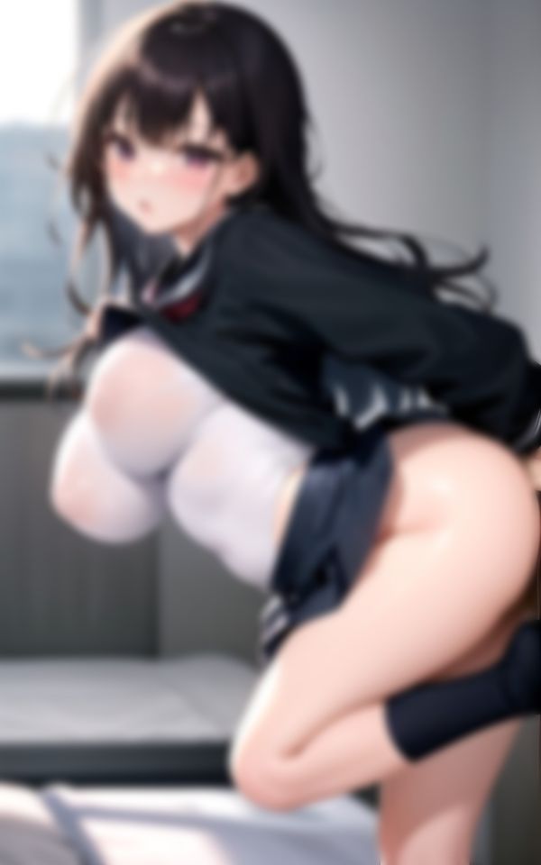 サンプル画像6:セーラー服を脱いだ学校の美人先輩がとってもエッチで…。(妄想LOVEGIRL) [d_388746]