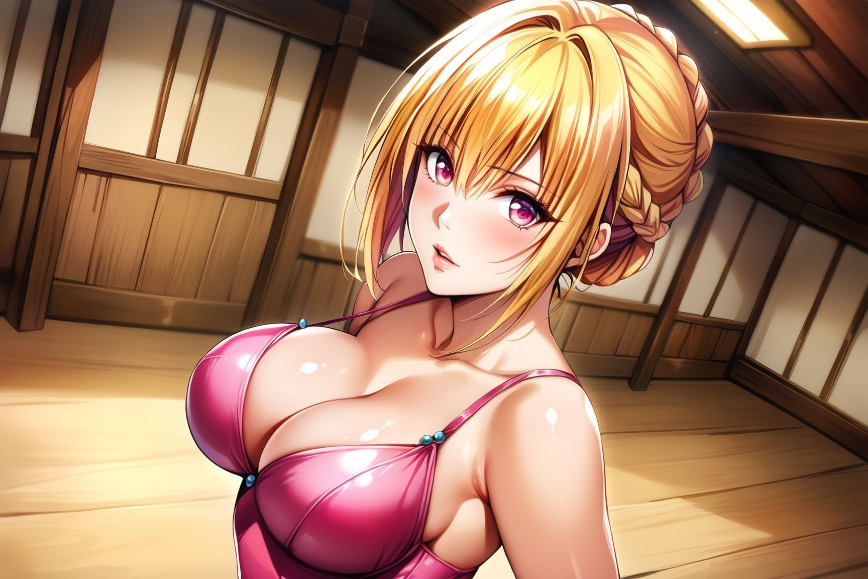 サンプル画像1:奇跡のハイレグ(金髪と金髪) [d_388755]