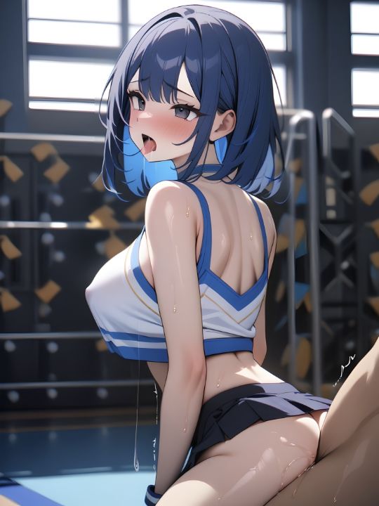 サンプル画像3:チアガールはアッチの応援もしてくれる2(はつゆき) [d_388783]