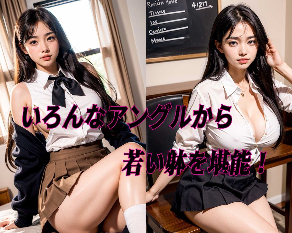 サンプル画像3:女子校生制服コレクション 黒髪(だいひょうとりしまられやくステーブルディフィコ) [d_388902]