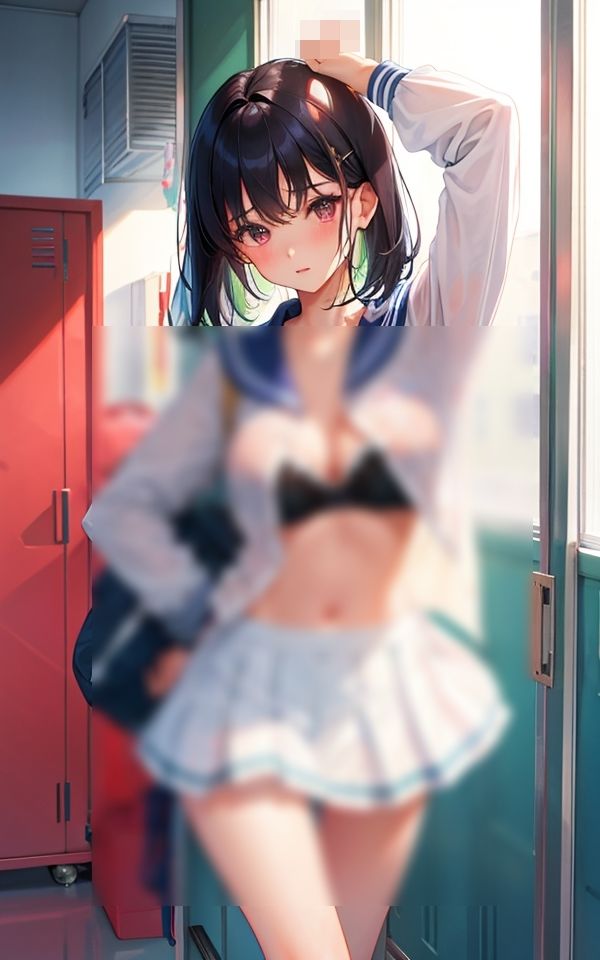 サンプル画像1:チラ見せ下着娘といけない放課後(スタジオ浪漫) [d_388971]