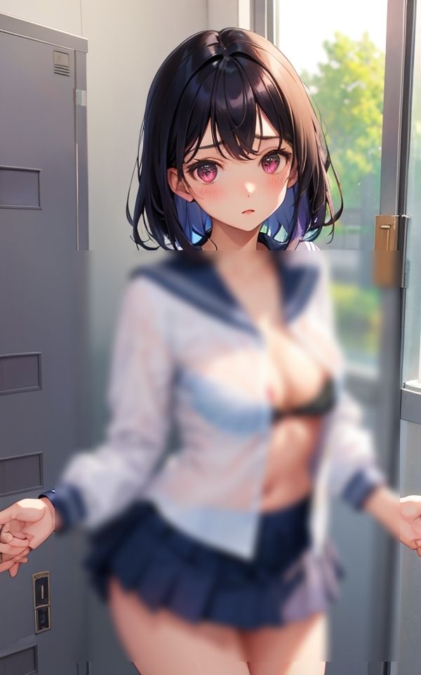 サンプル画像2:チラ見せ下着娘といけない放課後(スタジオ浪漫) [d_388971]