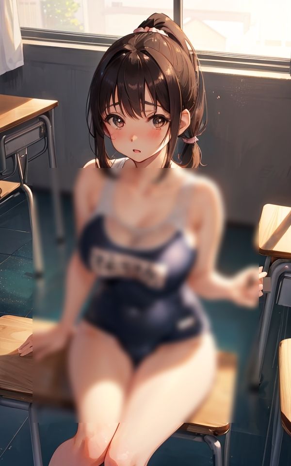 サンプル画像2:この水着ちっちゃすぎてはみ出ちゃいそう(ひと夏の恋) [d_388974]