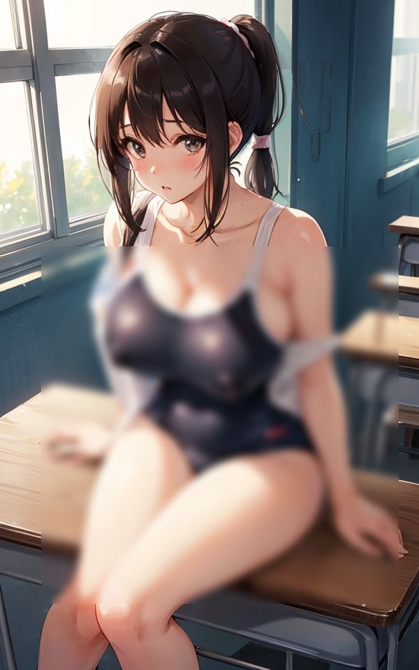 サンプル画像4:この水着ちっちゃすぎてはみ出ちゃいそう(ひと夏の恋) [d_388974]