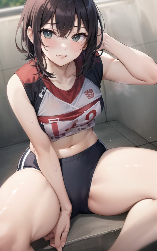 サンプル画像2:ドキドキ！陸女と体力強化合宿〜おま◯こ強化合宿編！〜(えっちらおっちら) [d_388979]