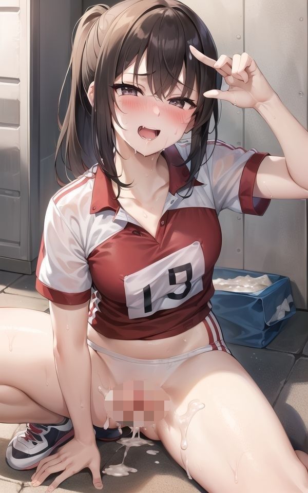 サンプル画像6:ドキドキ！陸女と体力強化合宿〜おま◯こ強化合宿編！〜(えっちらおっちら) [d_388979]