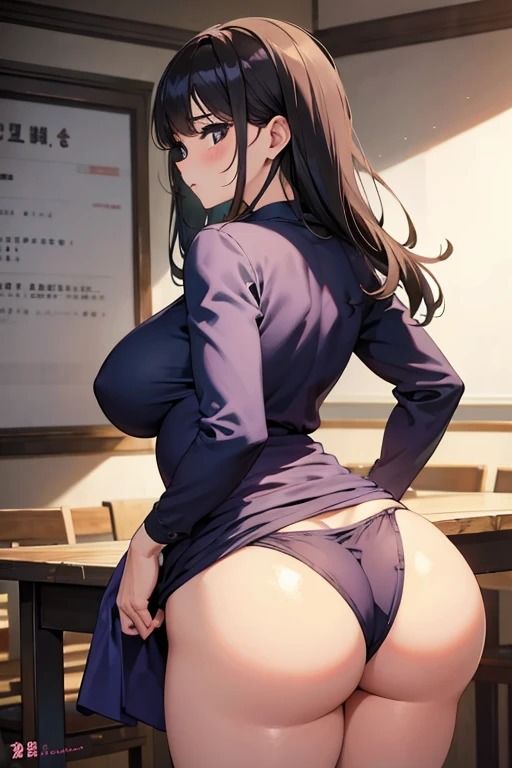 サンプル画像2:催●淫行女教師写真集2 〜お尻中心CG集編〜(AI dreamer) [d_389097]