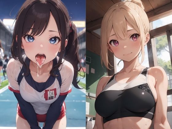 サンプル画像2:スポーツ女子メス○キ性行撮影会2(清純学園写真館) [d_389171]