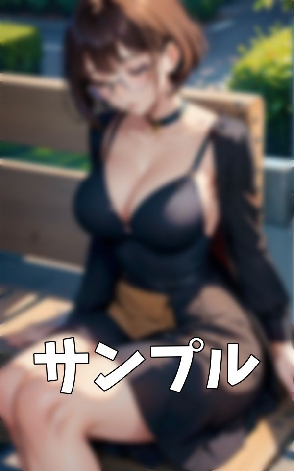 サンプル画像1:隣人と不倫！隣の専業主婦がベンチでエロセクシーな格好で不倫・・(奇跡の美少女) [d_389215]