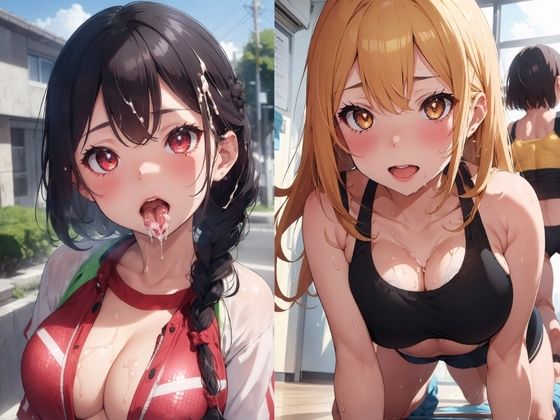 サンプル画像2:【美麗CG250枚】スポーツ女子ムチムチ運動会(キャンパスエンジェルズ) [d_389252]