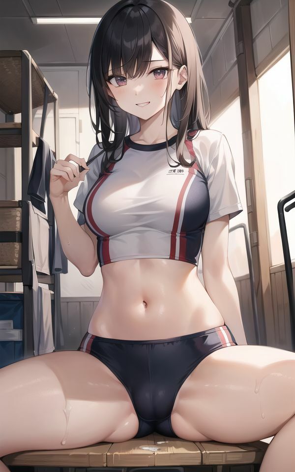 サンプル画像1:我慢できない変態陸上部が淫らにイキまくり！(ほわいと・すぷらっしゅ！) [d_389280]