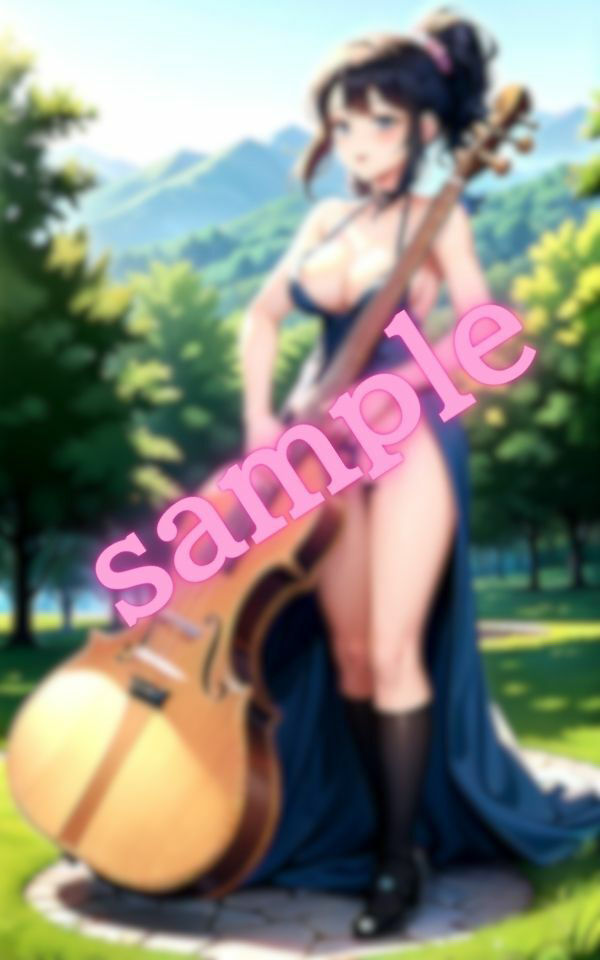 サンプル画像1:元吹奏楽部の変態美女達がおっぱい丸出しで演奏する画像集(美女クラブ) [d_389284]