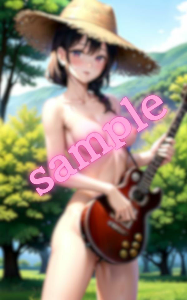 サンプル画像1:僕は見てしまった・・田舎に住む美女が全裸で演奏しているところ(AIの虜) [d_389289]