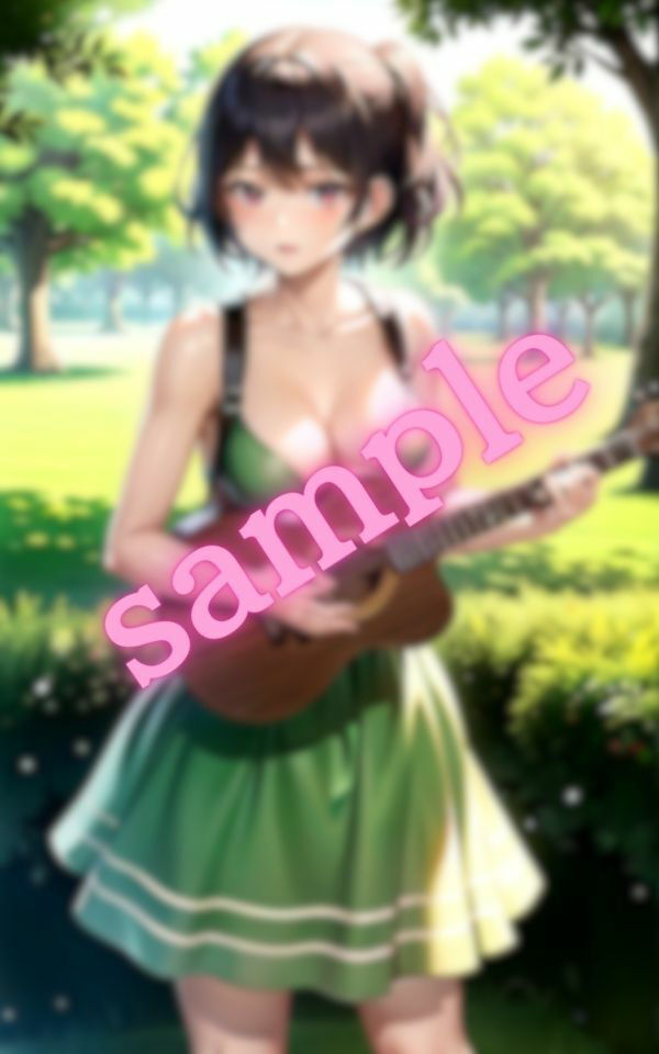 サンプル画像2:僕は見てしまった・・田舎に住む美女が全裸で演奏しているところ(AIの虜) [d_389289]