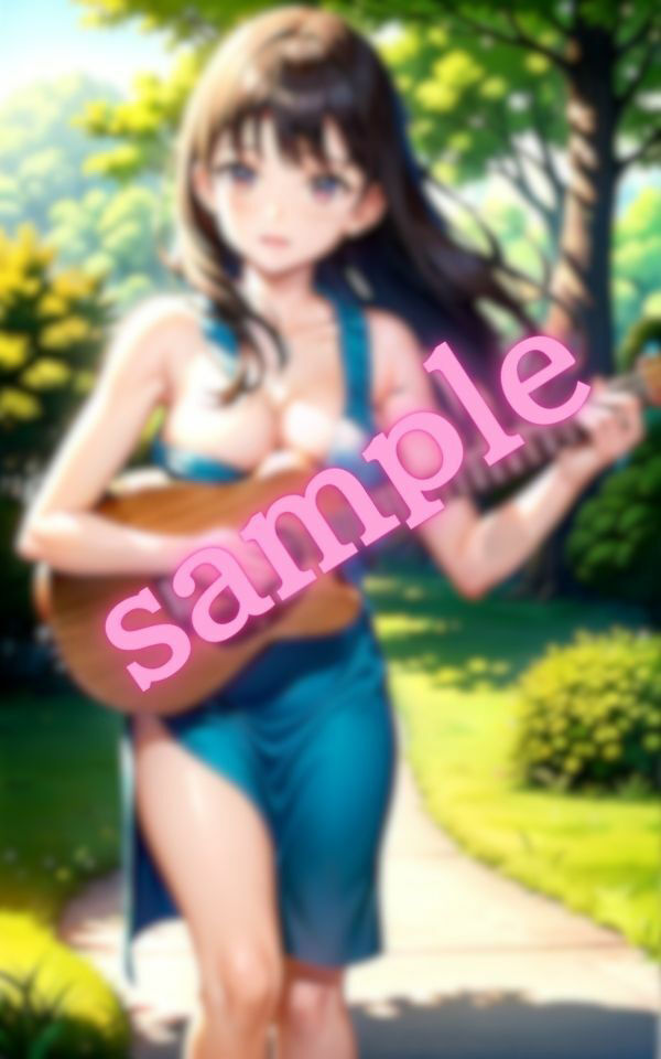 サンプル画像6:僕は見てしまった・・田舎に住む美女が全裸で演奏しているところ(AIの虜) [d_389289]