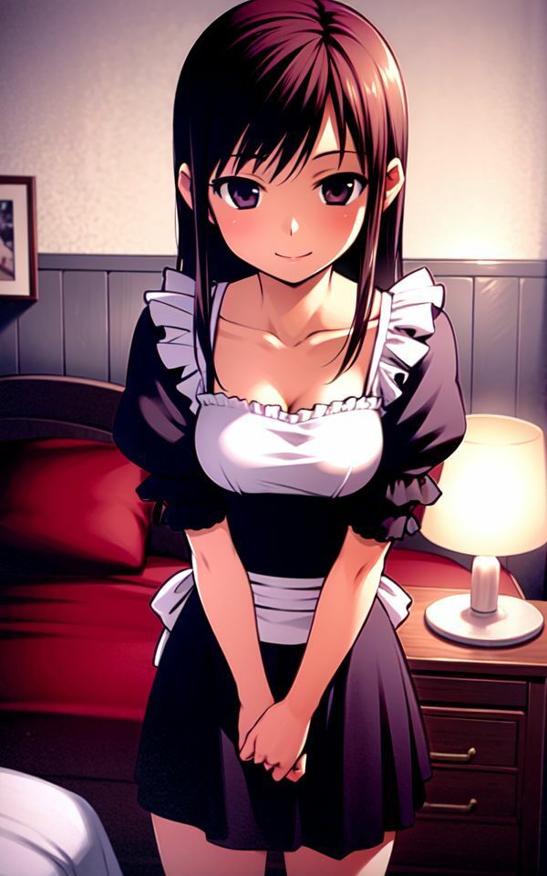 サンプル画像1:メイドが変態セックスでご主人様に最高ご奉仕(やらシコ) [d_389296]