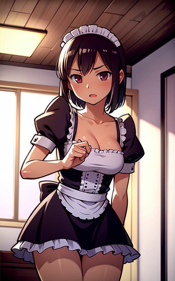 サンプル画像2:メイドが変態セックスでご主人様に最高ご奉仕(やらシコ) [d_389296]