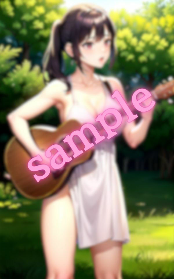 サンプル画像2:隣に引っ越してきた独身美女がエロい姿で演奏していた厳選画像集(セクシークラブ) [d_389297]