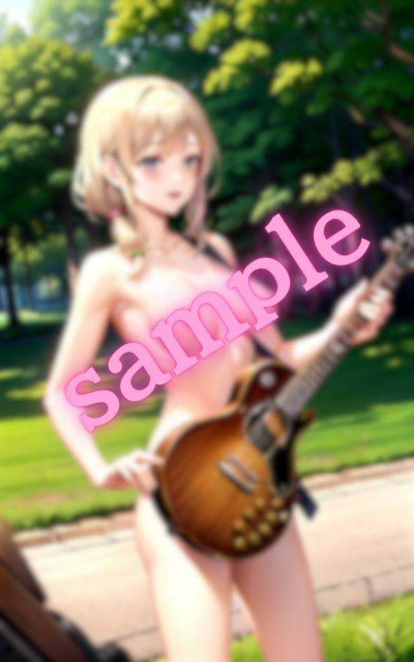 サンプル画像3:隣に引っ越してきた独身美女がエロい姿で演奏していた厳選画像集(セクシークラブ) [d_389297]