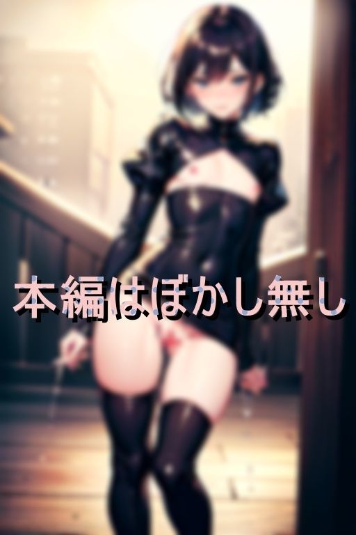 サンプル画像4:ミニスカ×ニーソ×貧乳×お漏らし 素人モデルの野外撮影会風景が犯罪的にエロ過ぎる(ABC) [d_389319]