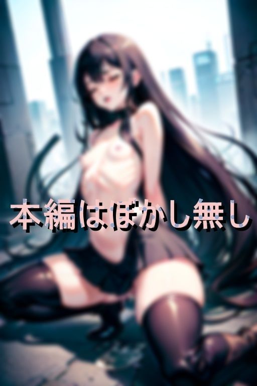 サンプル画像6:ミニスカ×ニーソ×貧乳×お漏らし 素人モデルの野外撮影会風景が犯罪的にエロ過ぎる(ABC) [d_389319]