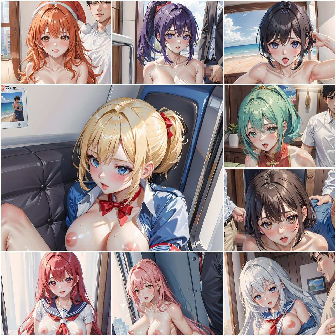 サンプル画像2:華麗なる美女たち☆特選イラスト集☆永久保存版(bonbon) [d_389376]