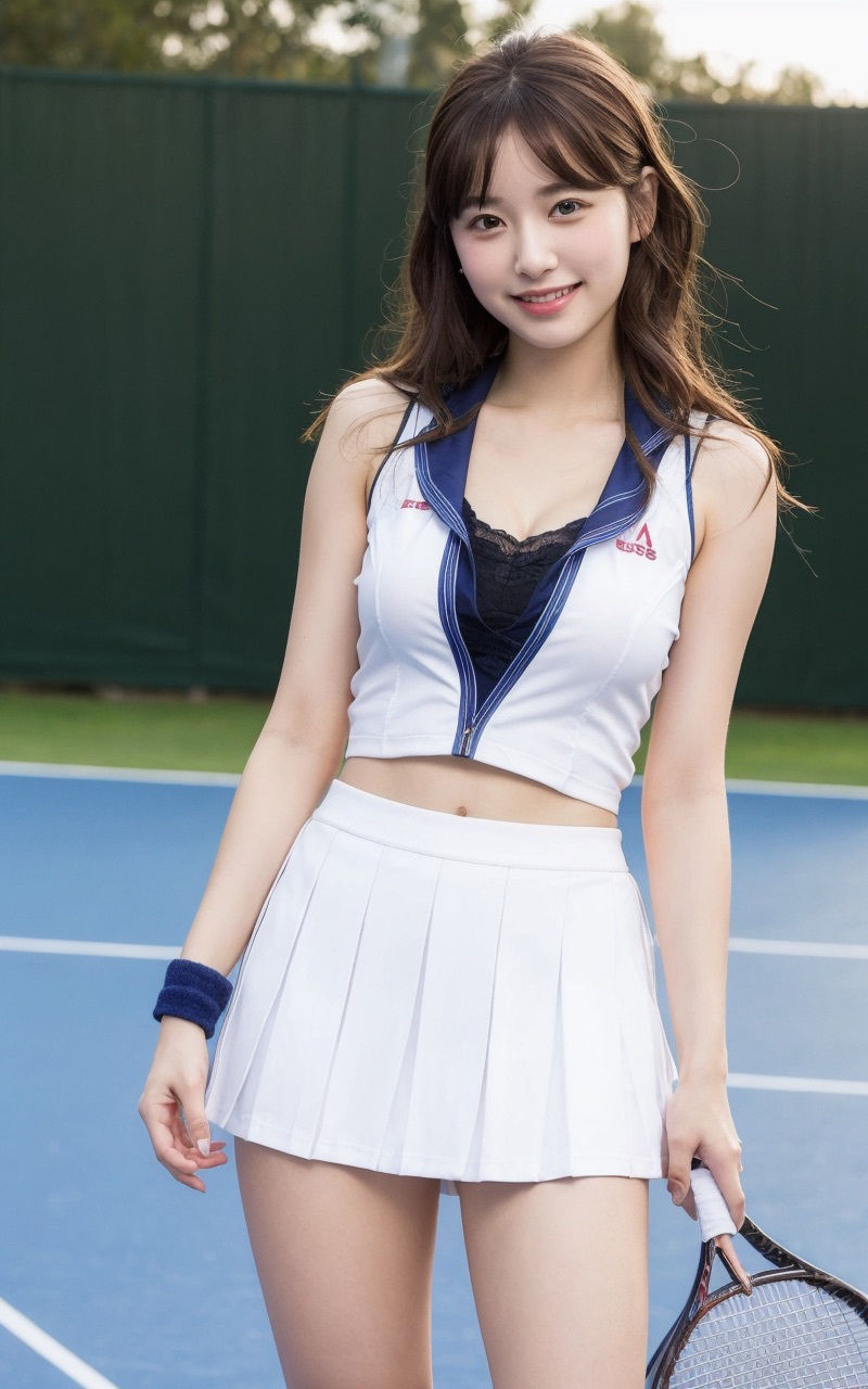 AI×美女×テニス×ウェア2