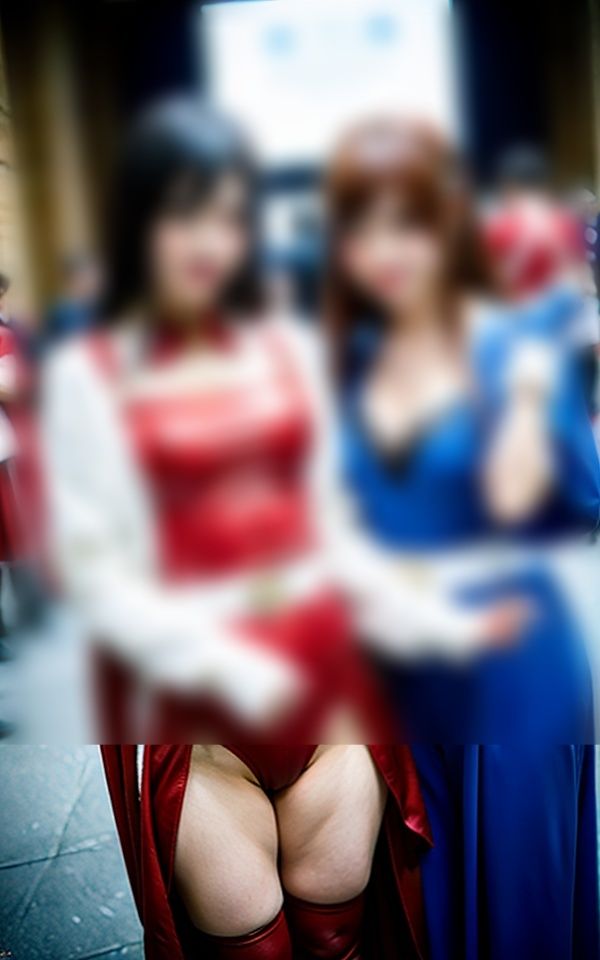 サンプル画像4:【Hなコミケ】全裸，パイパン，魔法使い，猫耳〜234人〜(近親美女クラブ) [d_389394]