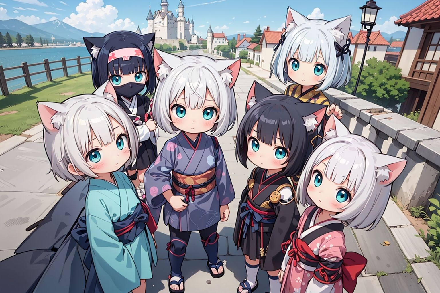 サンプル画像2:ケモミミ忍法帖〜緊縛遊戯〜(謎の海産物) [d_389409]