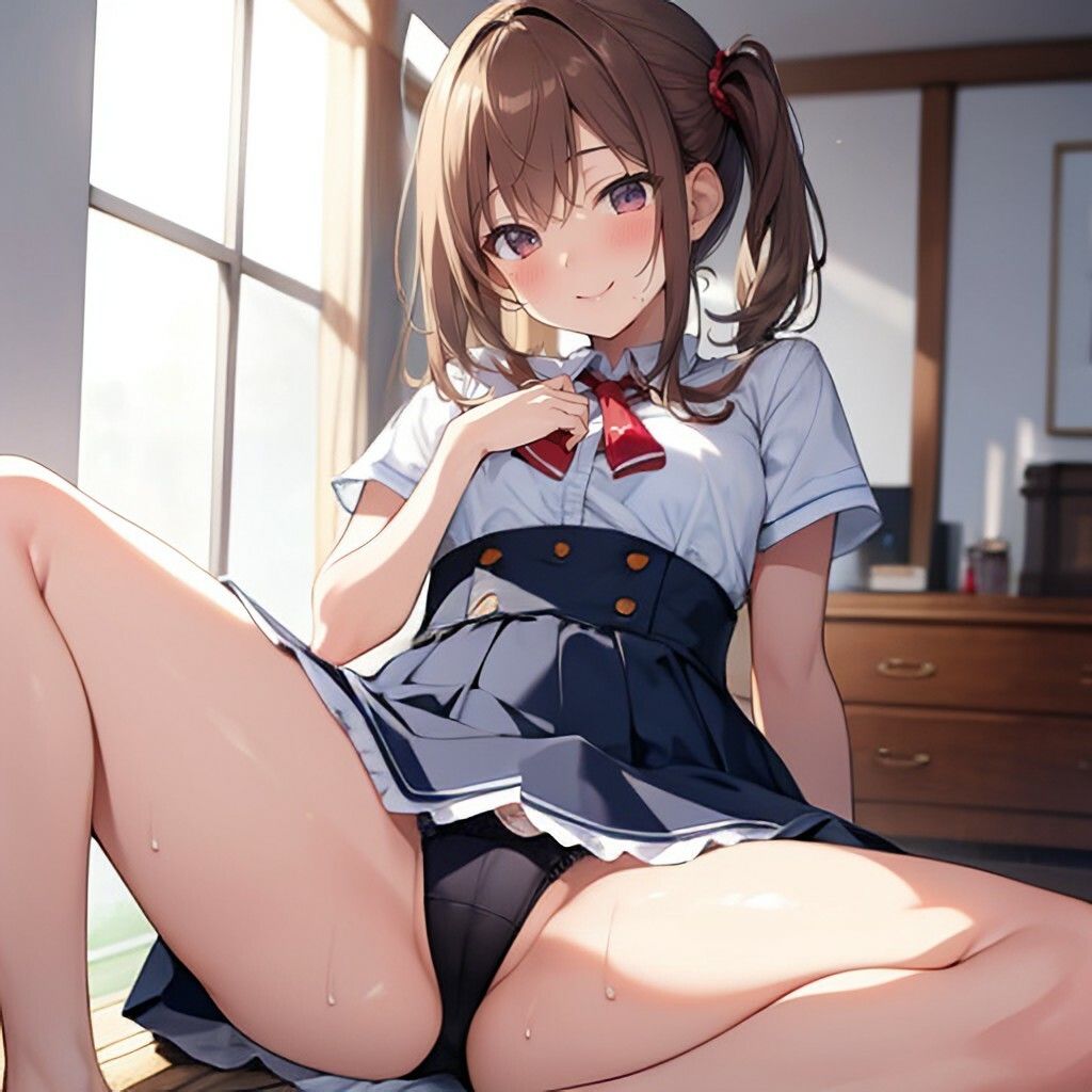 サンプル画像1:開脚な美少女さん(ほげふが) [d_389439]