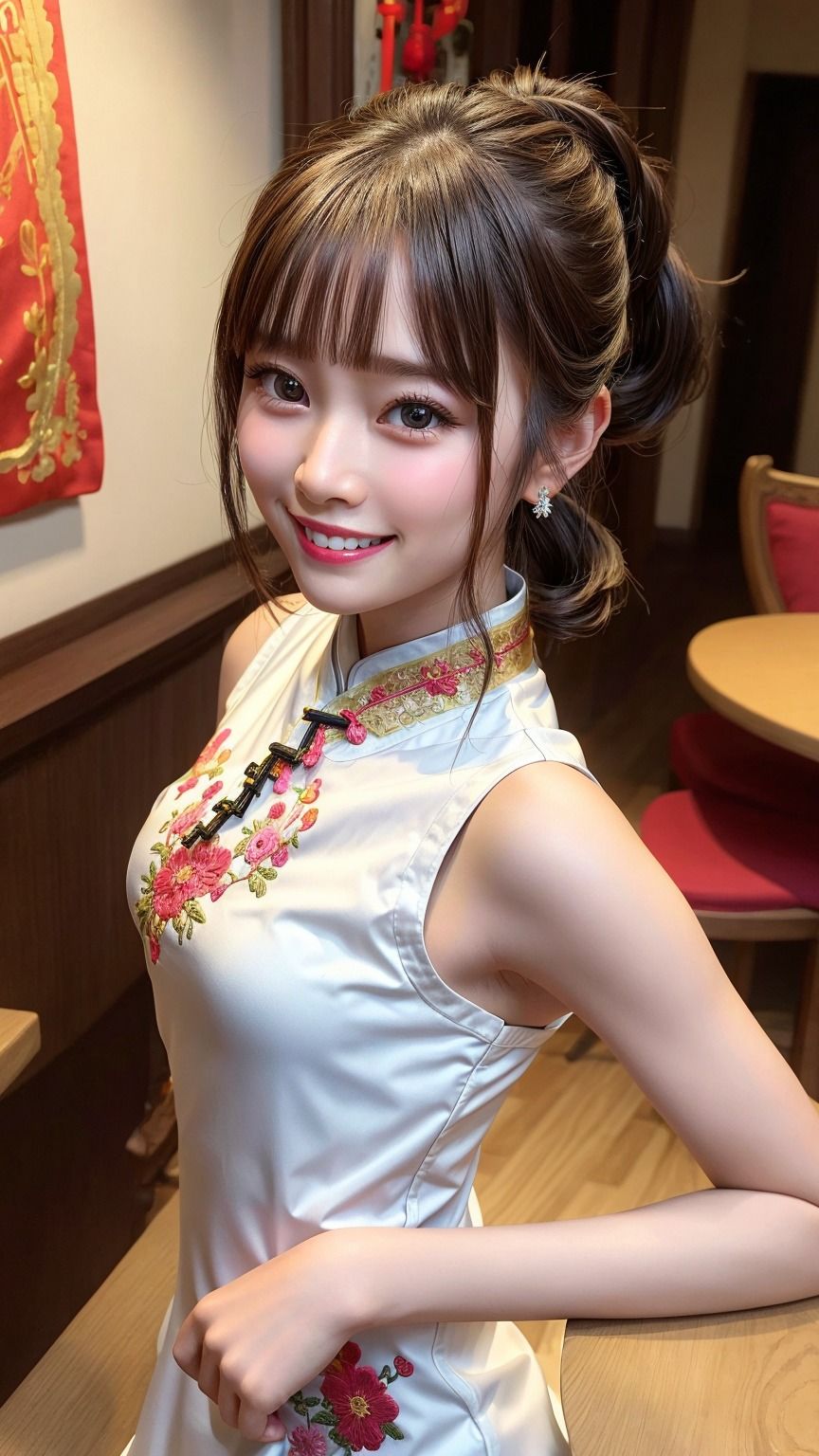 サンプル画像1:魅惑のチャイナドレス美女〜魅せられて〜(空想ガールズコレクション) [d_389554]