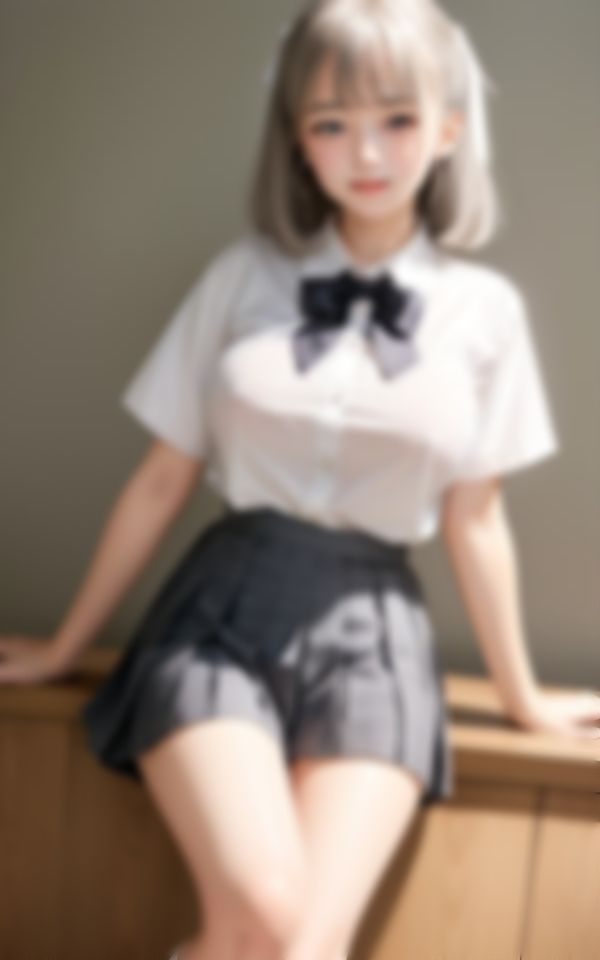 サンプル画像4:Hな交渉して成功したお嬢様女学生Hな裏写真集95枚(AIの悪戯) [d_389648]