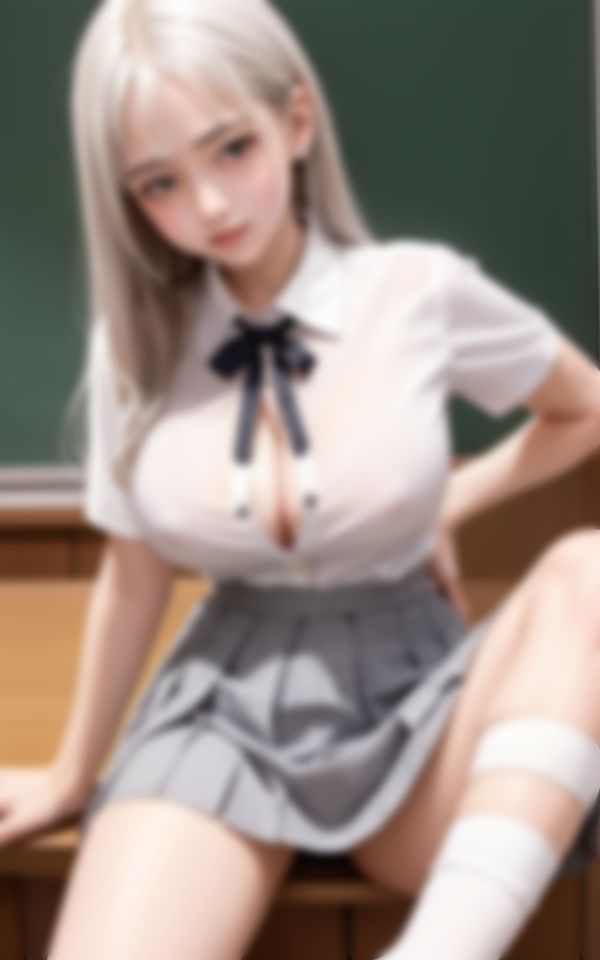 サンプル画像5:Hな交渉して成功したお嬢様女学生Hな裏写真集95枚(AIの悪戯) [d_389648]