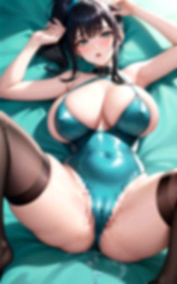 サンプル画像4:エロすぎるバニーガール美女がプールでビショ濡れHな写真集(おやすみCAちゃん) [d_389650]