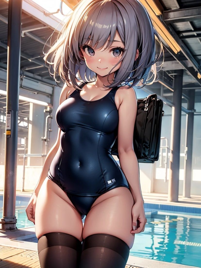 サンプル画像3:スクール水着を着た妹が好きな僕 「お兄ちゃんに着てってお願いされたらことわれない」(nes_aiart) [d_389652]