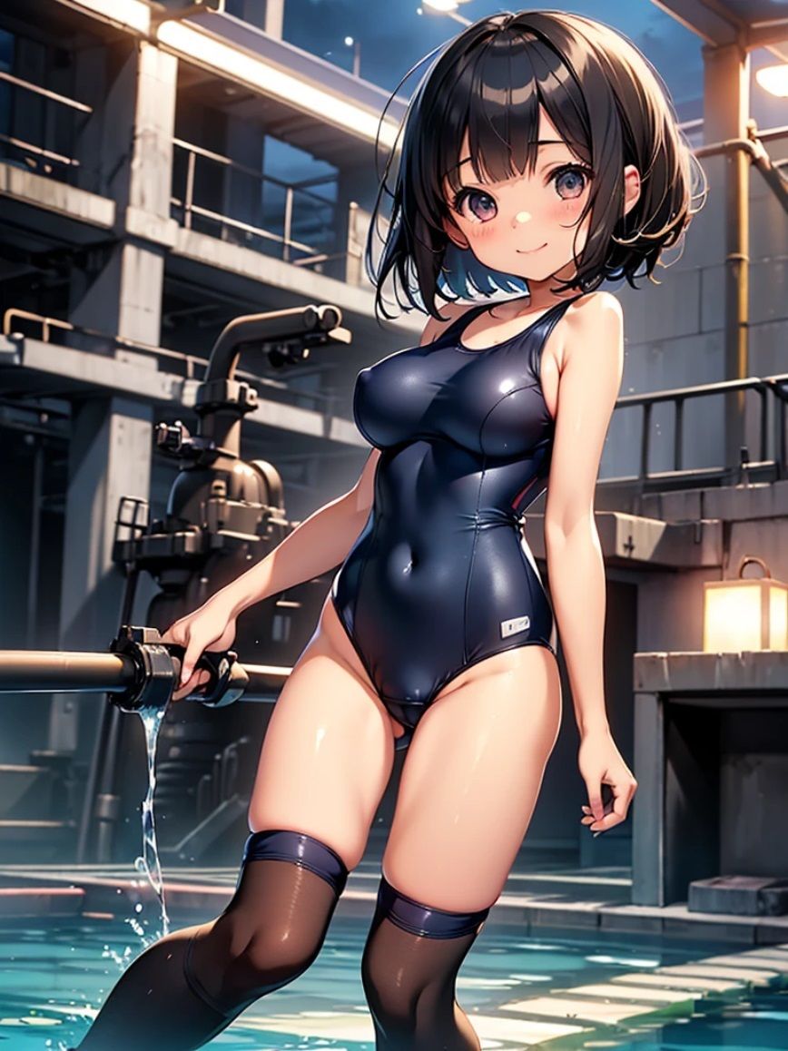 サンプル画像5:スクール水着を着た妹が好きな僕 「お兄ちゃんに着てってお願いされたらことわれない」(nes_aiart) [d_389652]