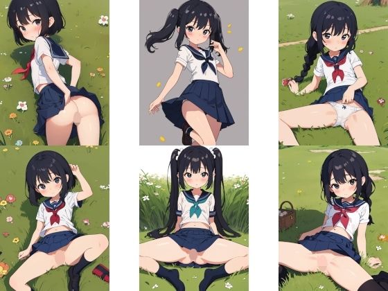 サンプル画像1:〇リJ〇ちゃんたちのパンチラ＆ノーパン集ver.3セーラー服編(じぇいまる) [d_389653]